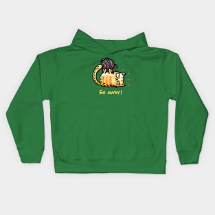 Go Away rigth Meow Kids Hoodie